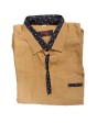 Khaki Linen Casual Shirt for Men - MGKhaki001