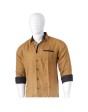 Khaki Linen Casual Shirt for Men - MGKhaki001