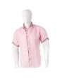 Pink Casual Linen Shirts for Men - MGPink001