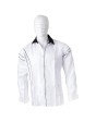 White Linen Standard Formal Shirt - White001
