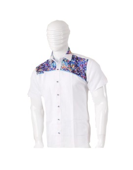 Designers White Solid Formal Shirt  - White004