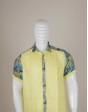 Yellow designer jute shirt - MGYellow002