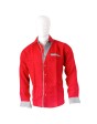 Casual Red Linen Full Sleeve Shirt - MGRed001